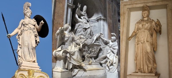 The Dark Secret of the Vatican Pagan Gods Statue-of-athena-minerva