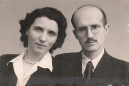 Yaroslav Stetsko (1912 – 1986) and wife Yaroslava